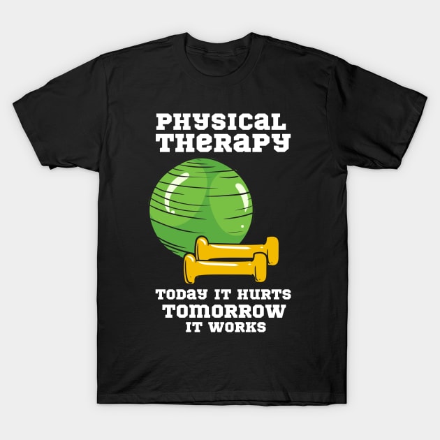 Physical Therapy, Physical Therapist T-Shirt by maxdax